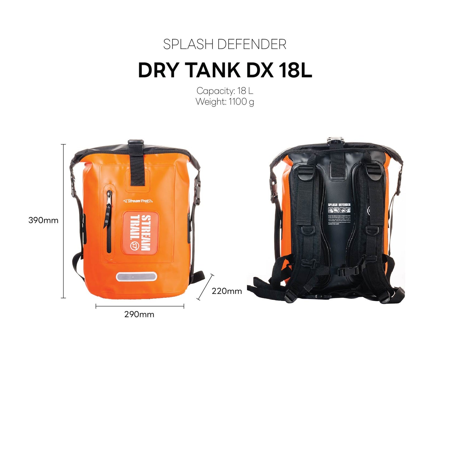 Splash Defender Dry Tank DX 18L