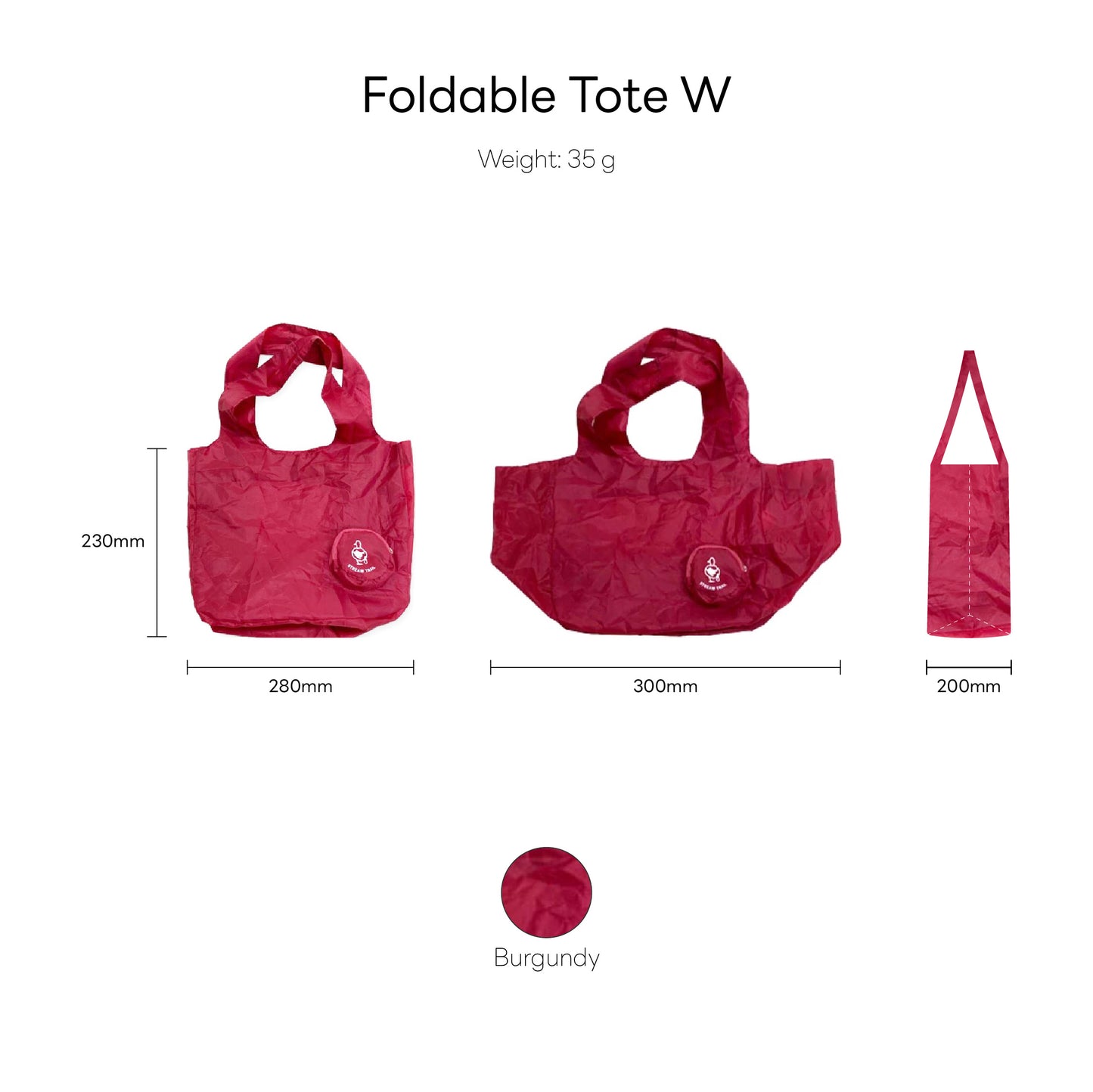 Foldable Tote W