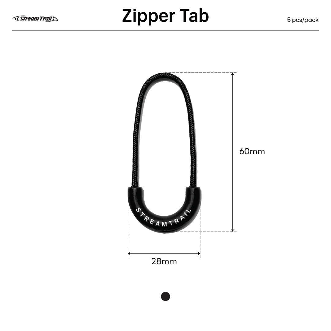 Stream Trail Zipper Tab 5 pcs