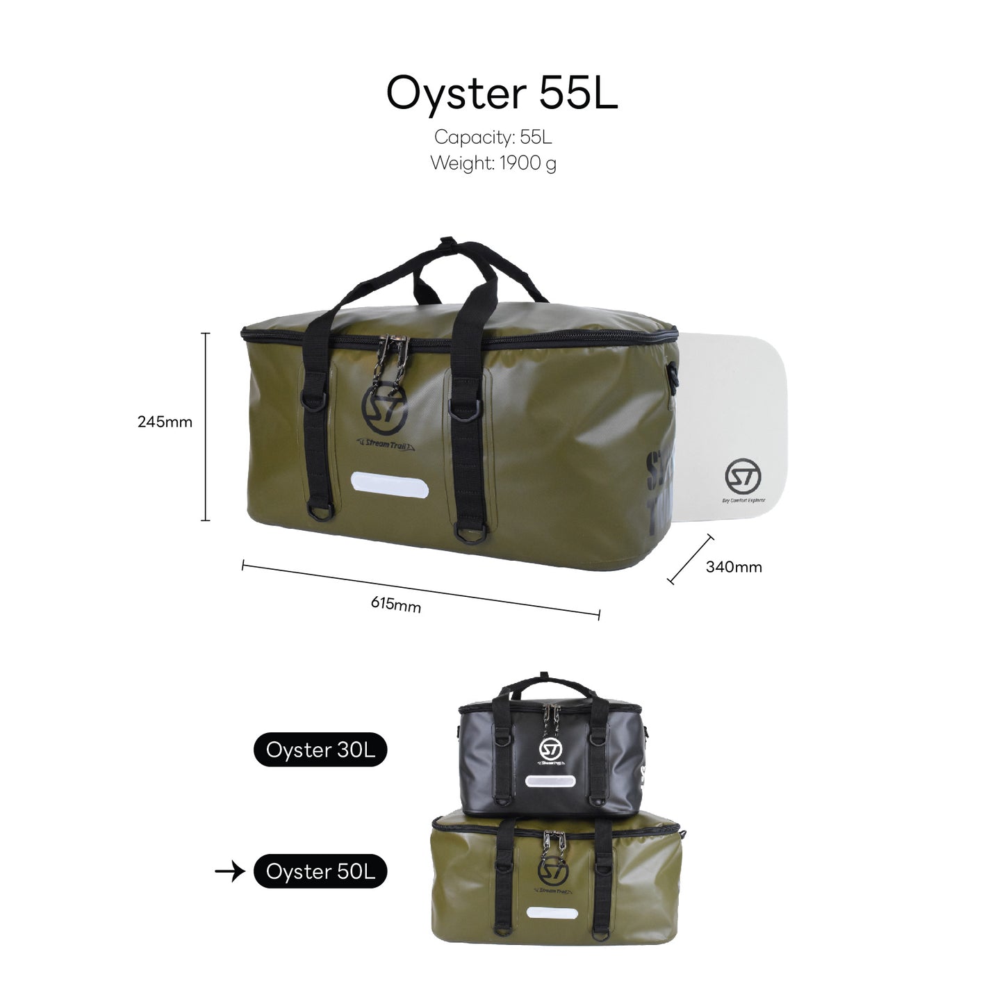 Splash Defender Oyster 55L