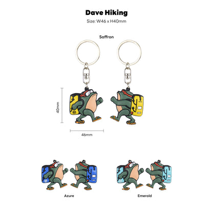 Dave Keychain Hiking