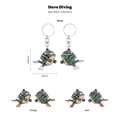 Dave Keychain Diving